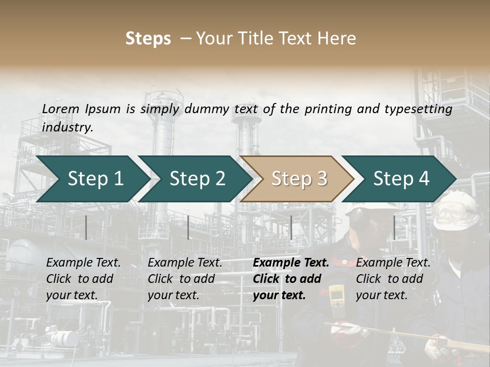 Plant Energy Industrialplant PowerPoint Template