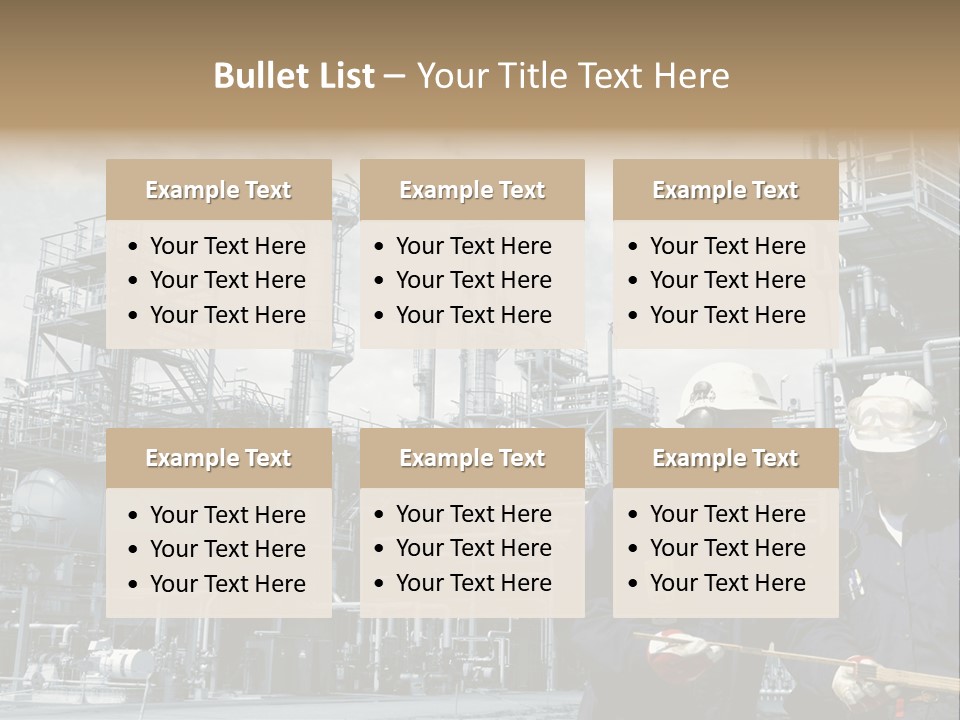 Plant Energy Industrialplant PowerPoint Template