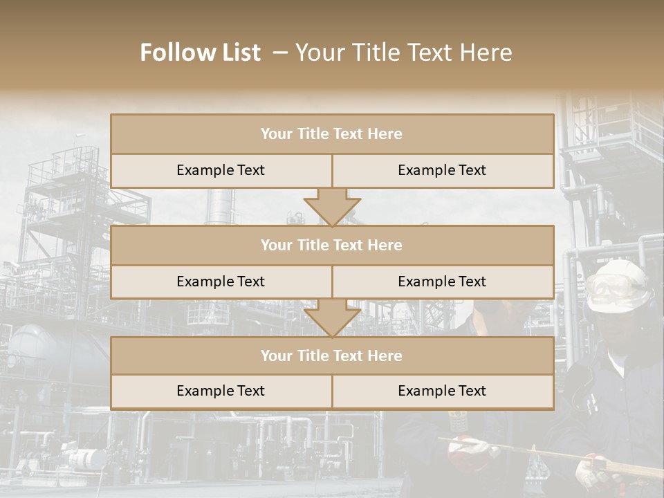 Plant Energy Industrialplant PowerPoint Template
