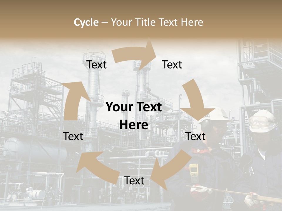 Plant Energy Industrialplant PowerPoint Template