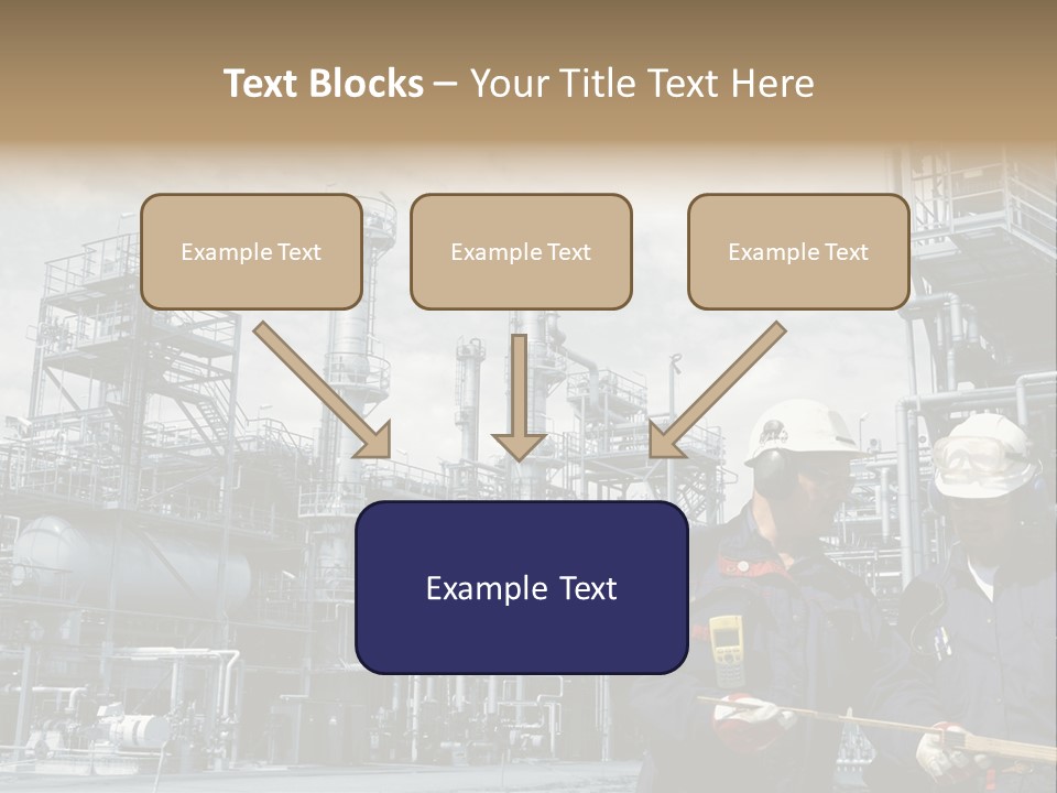 Plant Energy Industrialplant PowerPoint Template