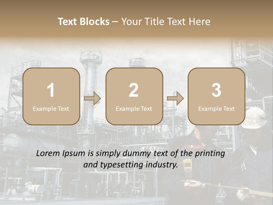 Plant Energy Industrialplant PowerPoint Template