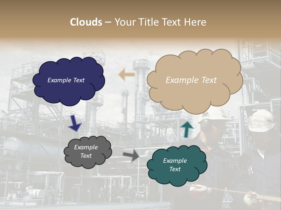 Plant Energy Industrialplant PowerPoint Template