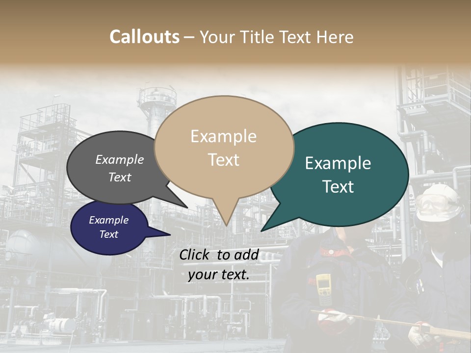 Plant Energy Industrialplant PowerPoint Template