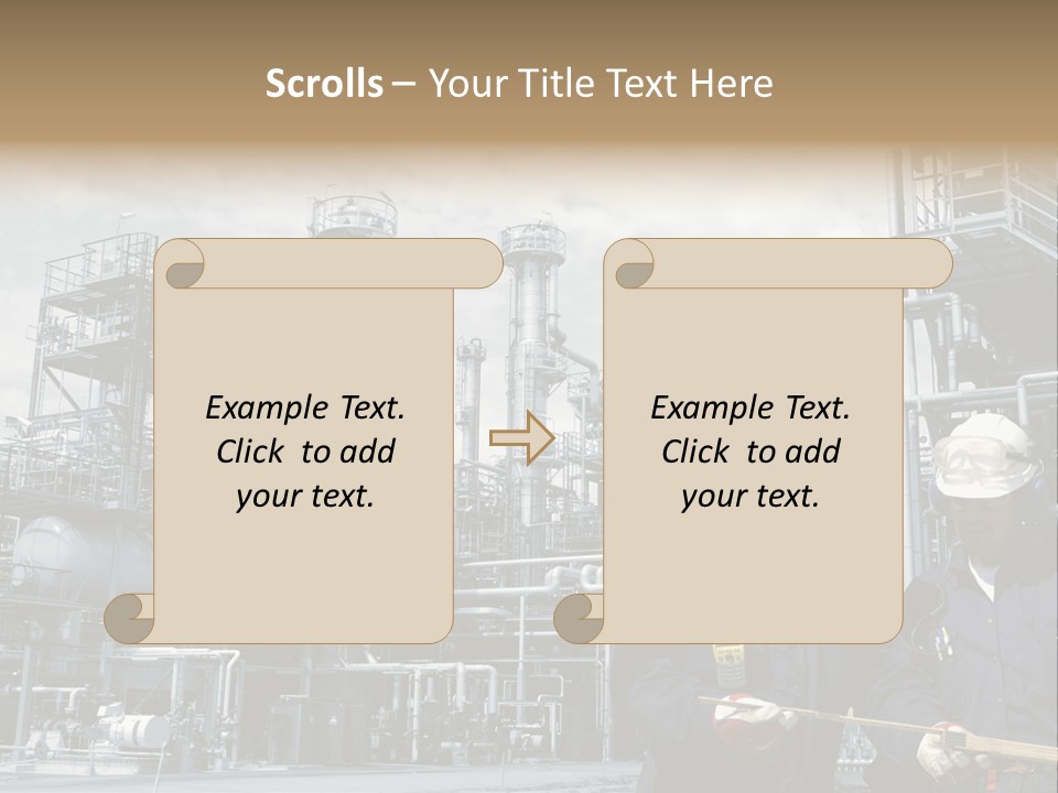 Plant Energy Industrialplant PowerPoint Template