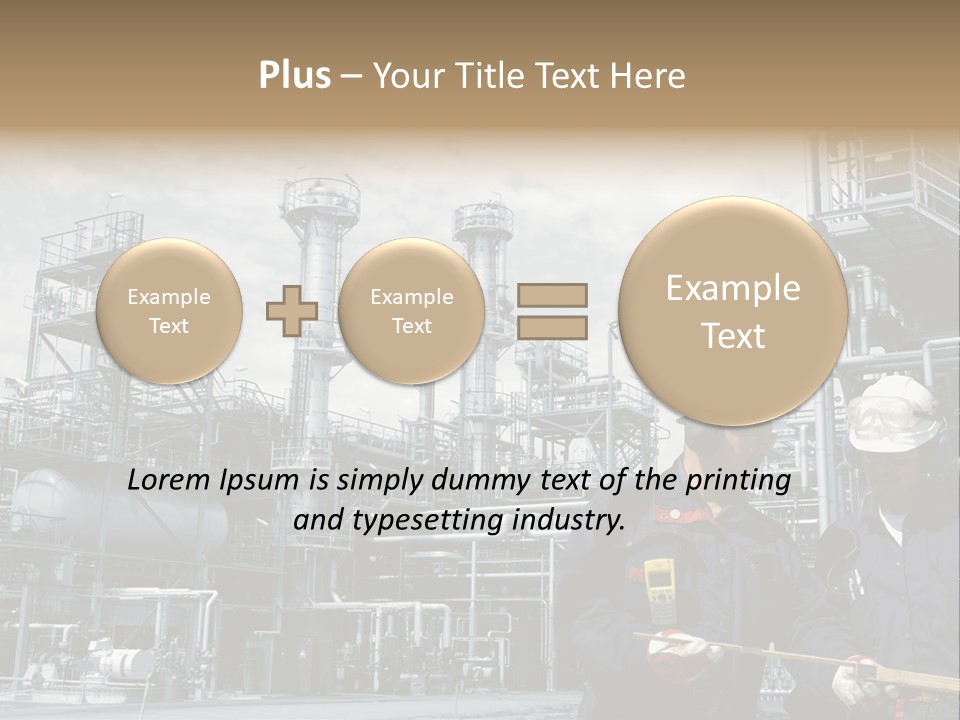 Plant Energy Industrialplant PowerPoint Template