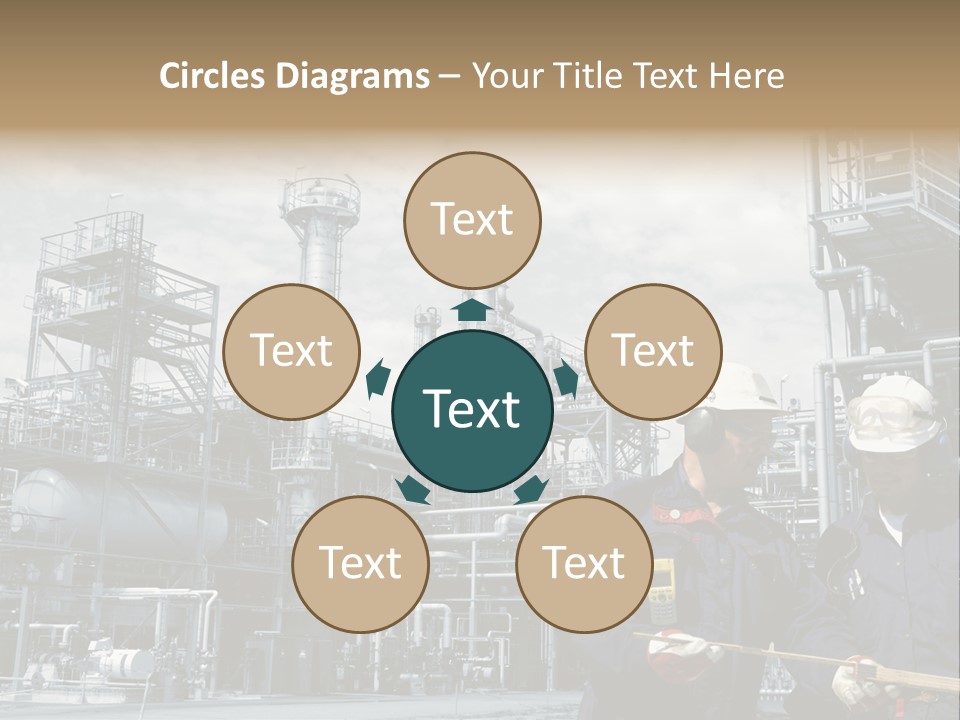 Plant Energy Industrialplant PowerPoint Template