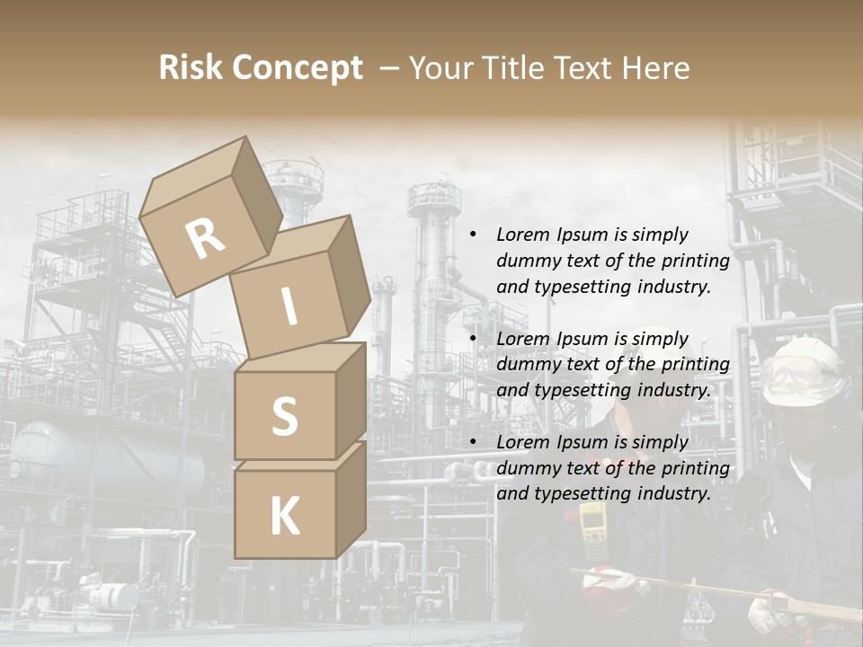 Plant Energy Industrialplant PowerPoint Template