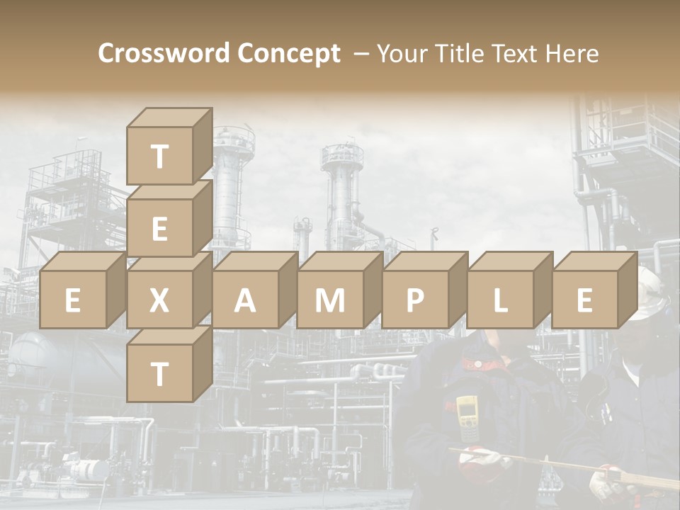Plant Energy Industrialplant PowerPoint Template