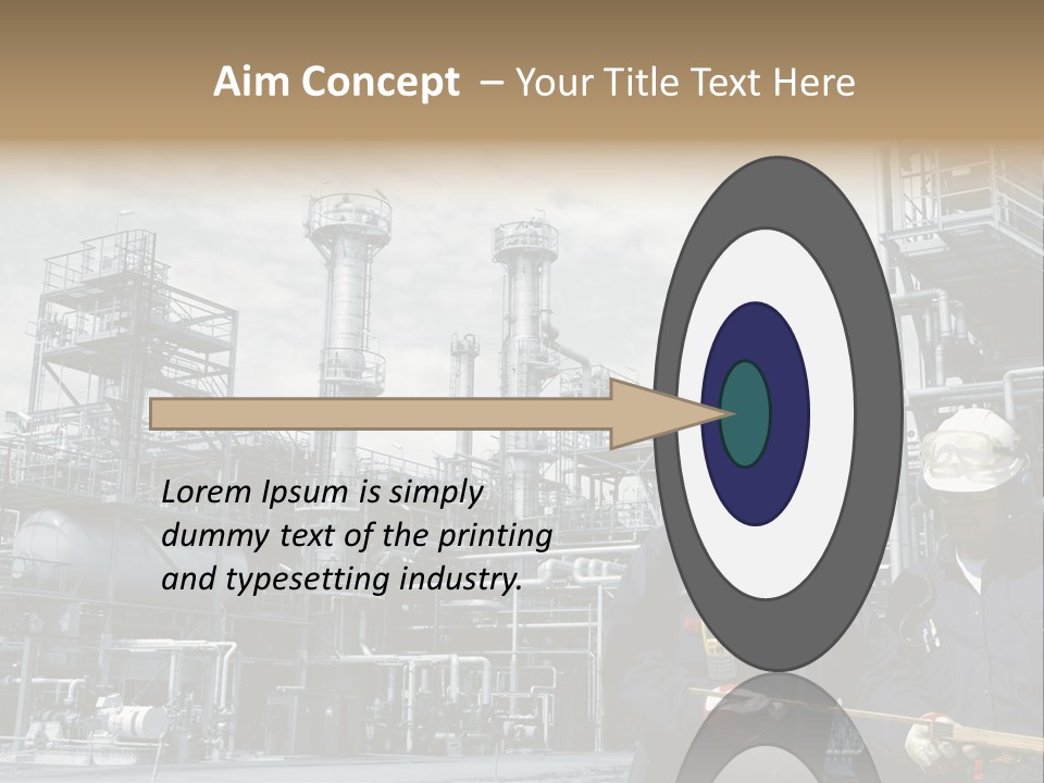 Plant Energy Industrialplant PowerPoint Template