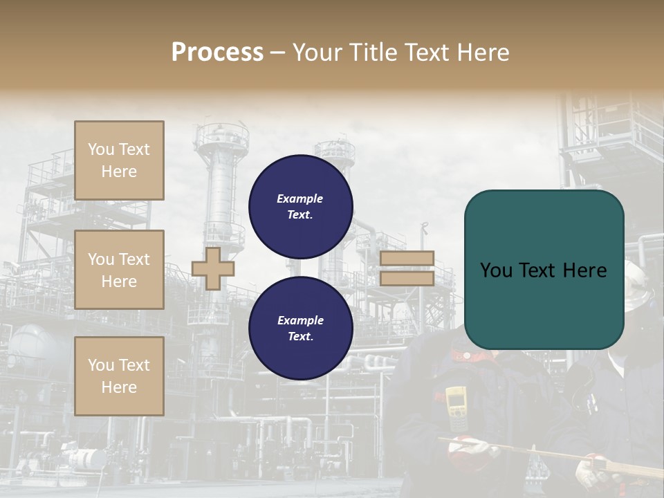 Plant Energy Industrialplant PowerPoint Template