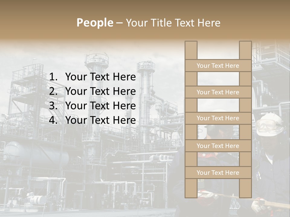 Plant Energy Industrialplant PowerPoint Template