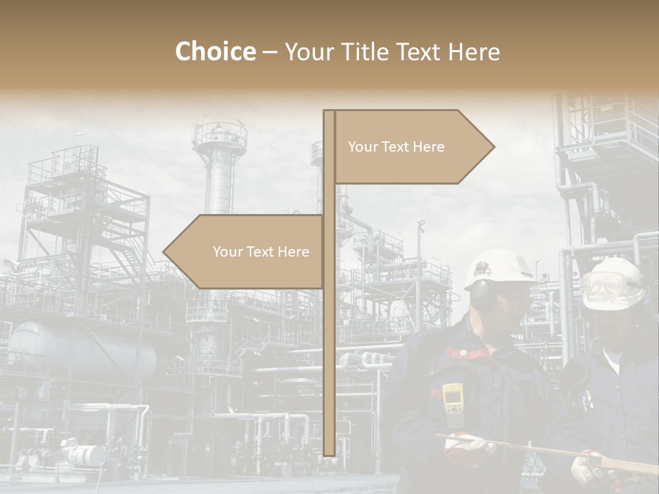 Plant Energy Industrialplant PowerPoint Template