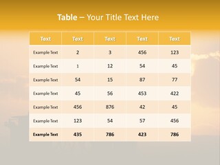 Sunset Oilrig Offshore PowerPoint Template