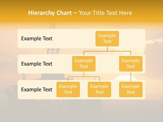 Sunset Oilrig Offshore PowerPoint Template