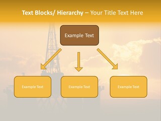 Sunset Oilrig Offshore PowerPoint Template