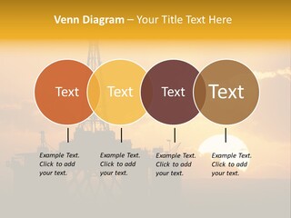 Sunset Oilrig Offshore PowerPoint Template
