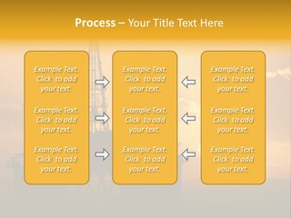 Sunset Oilrig Offshore PowerPoint Template