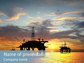 Generation Gas Rig PowerPoint Template