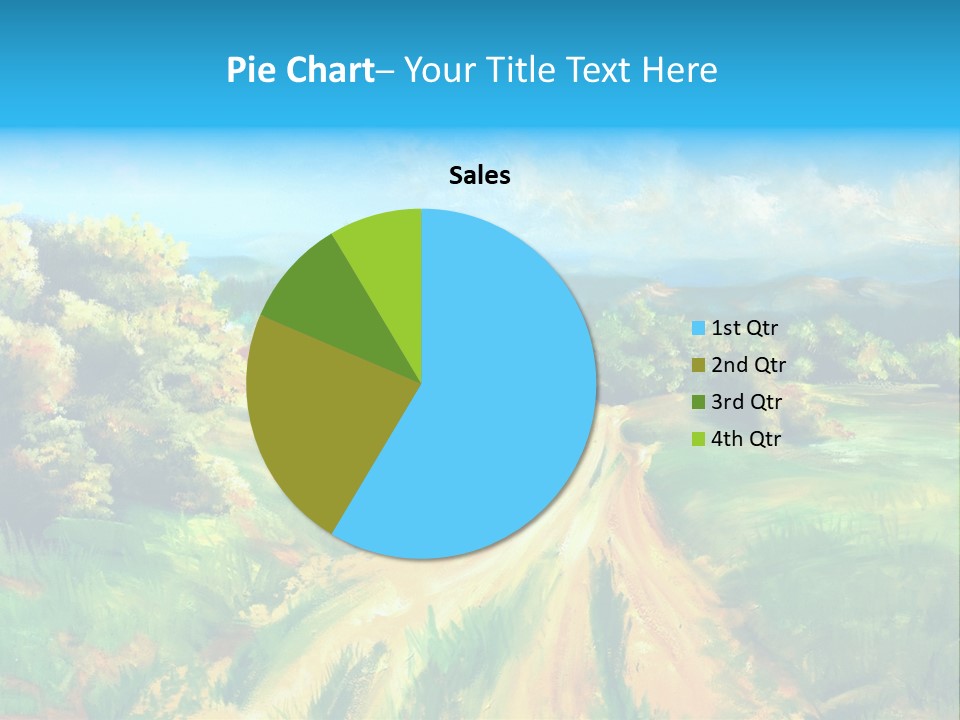 Village Season Painter PowerPoint Template