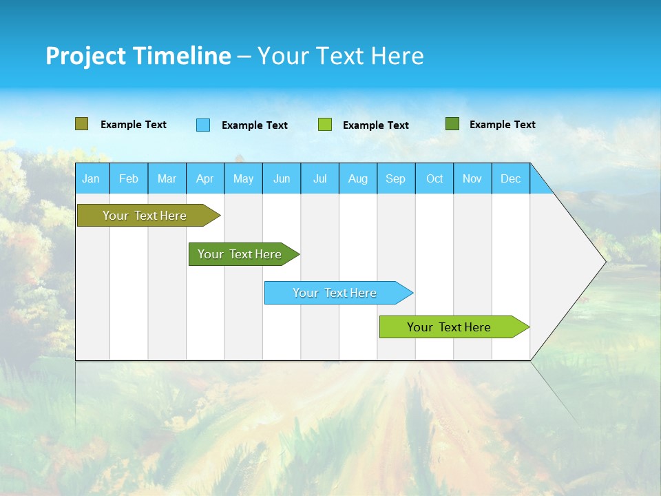 Village Season Painter PowerPoint Template