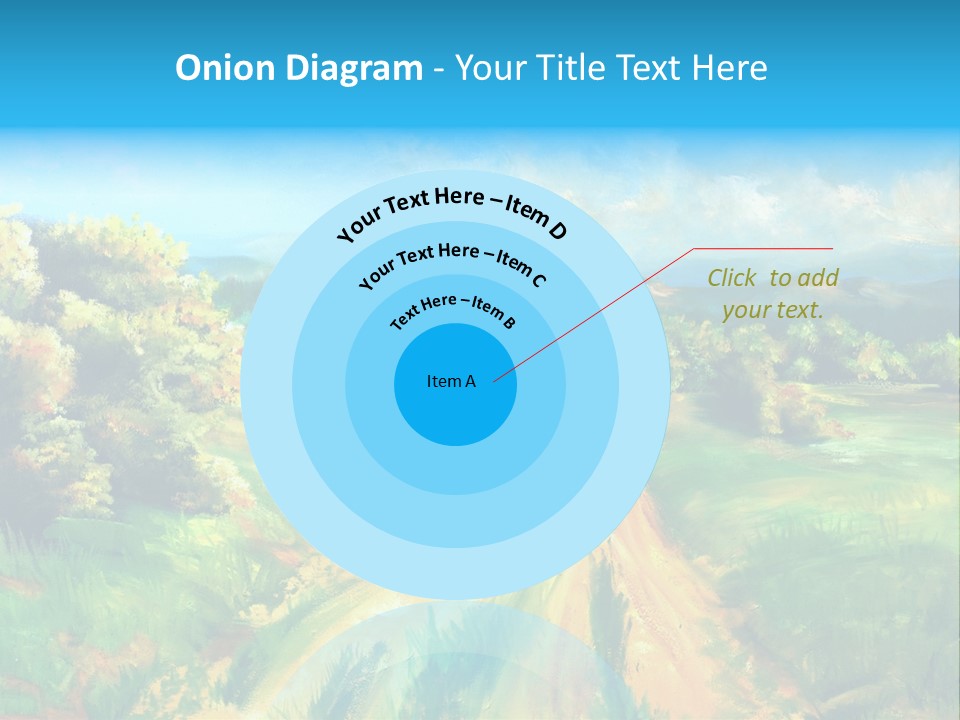 Village Season Painter PowerPoint Template