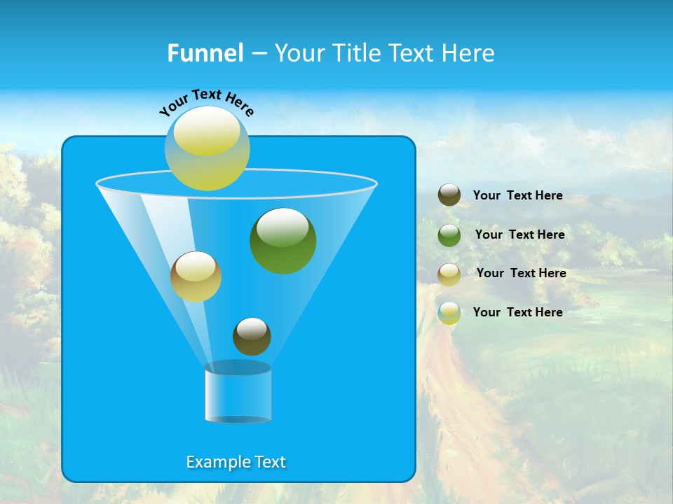 Village Season Painter PowerPoint Template