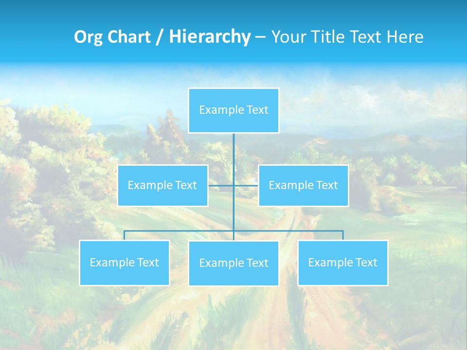 Village Season Painter PowerPoint Template