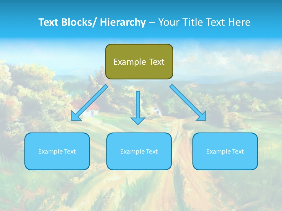 Village Season Painter PowerPoint Template