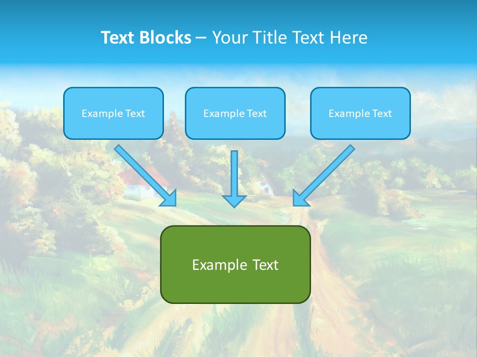 Village Season Painter PowerPoint Template