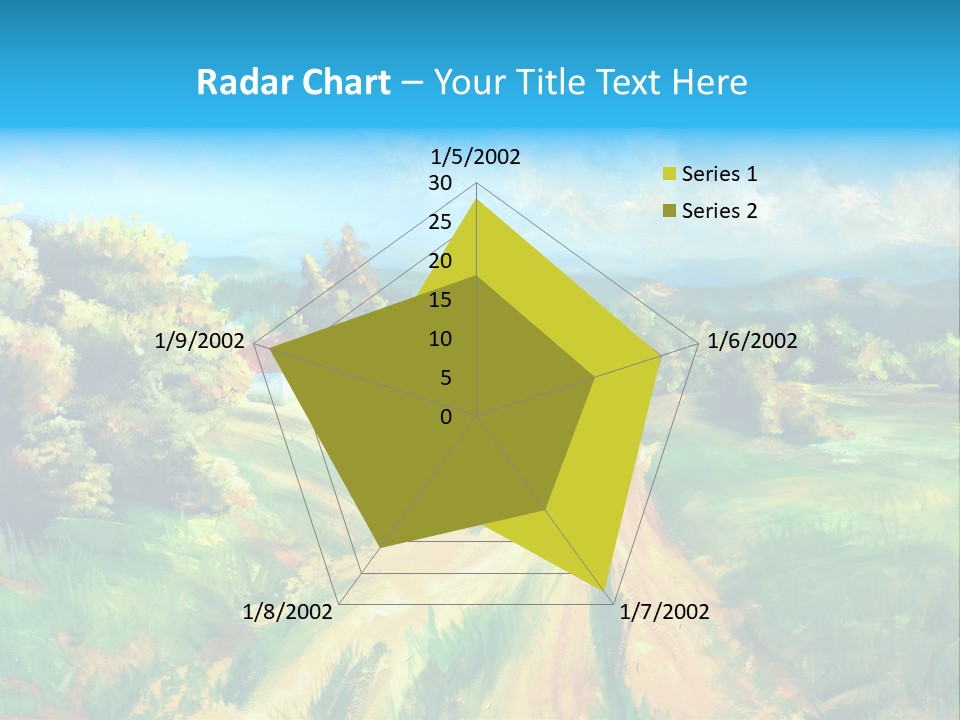 Village Season Painter PowerPoint Template