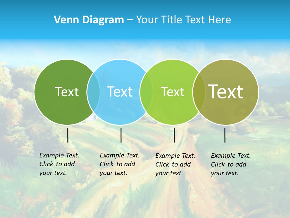 Village Season Painter PowerPoint Template