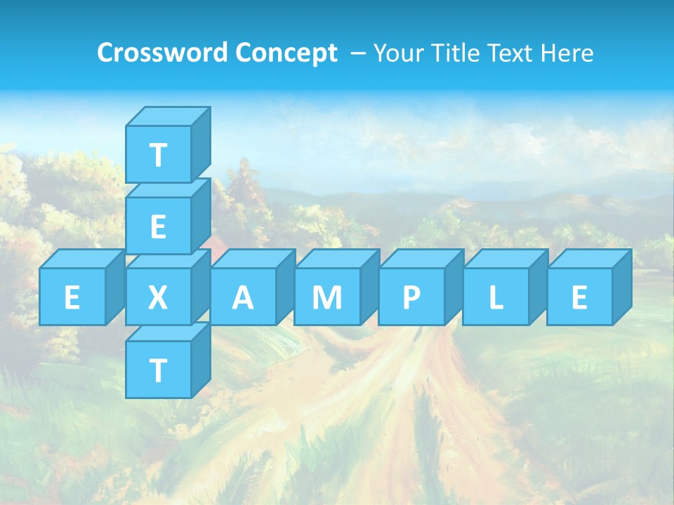 Village Season Painter PowerPoint Template