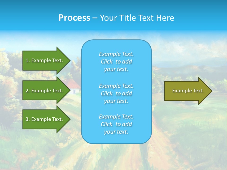 Village Season Painter PowerPoint Template