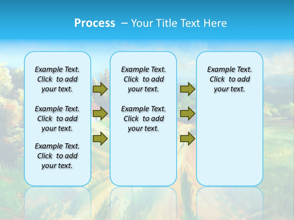 Village Season Painter PowerPoint Template