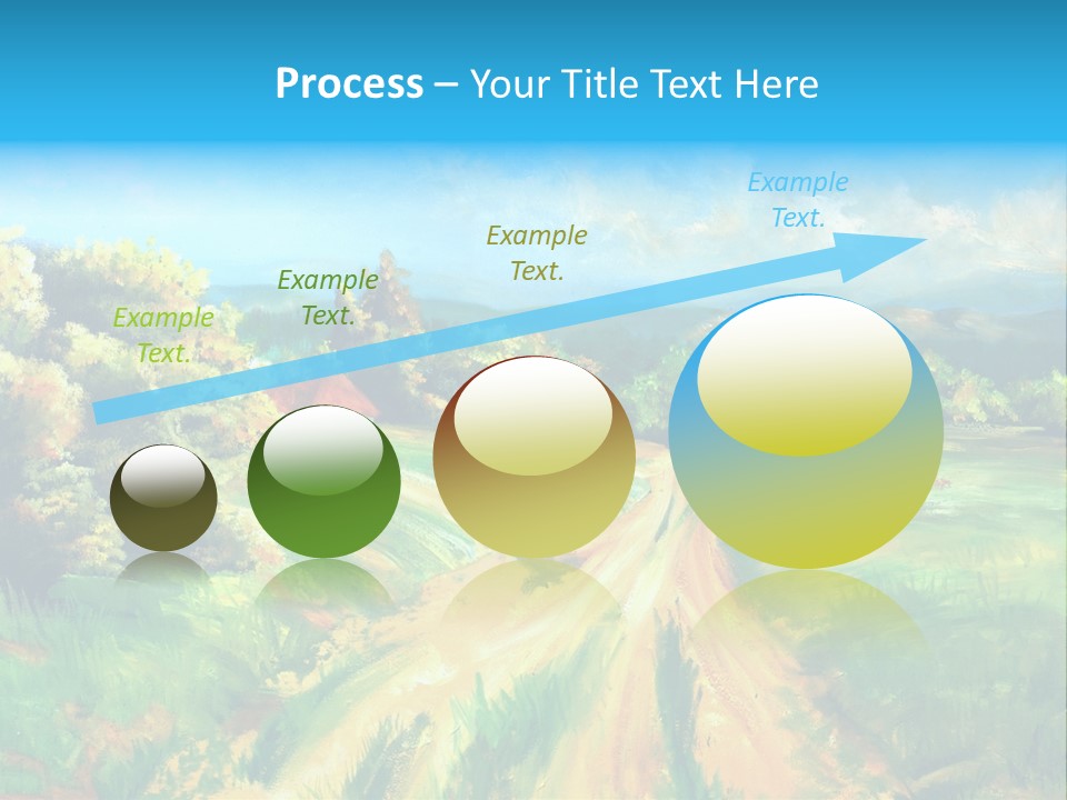 Village Season Painter PowerPoint Template