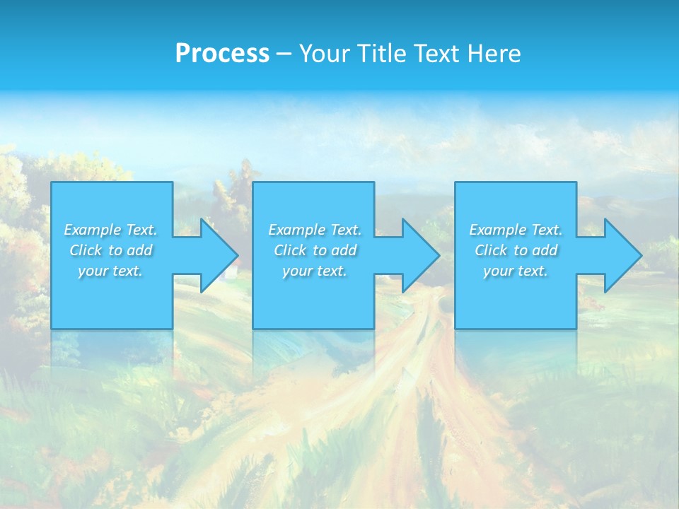 Village Season Painter PowerPoint Template