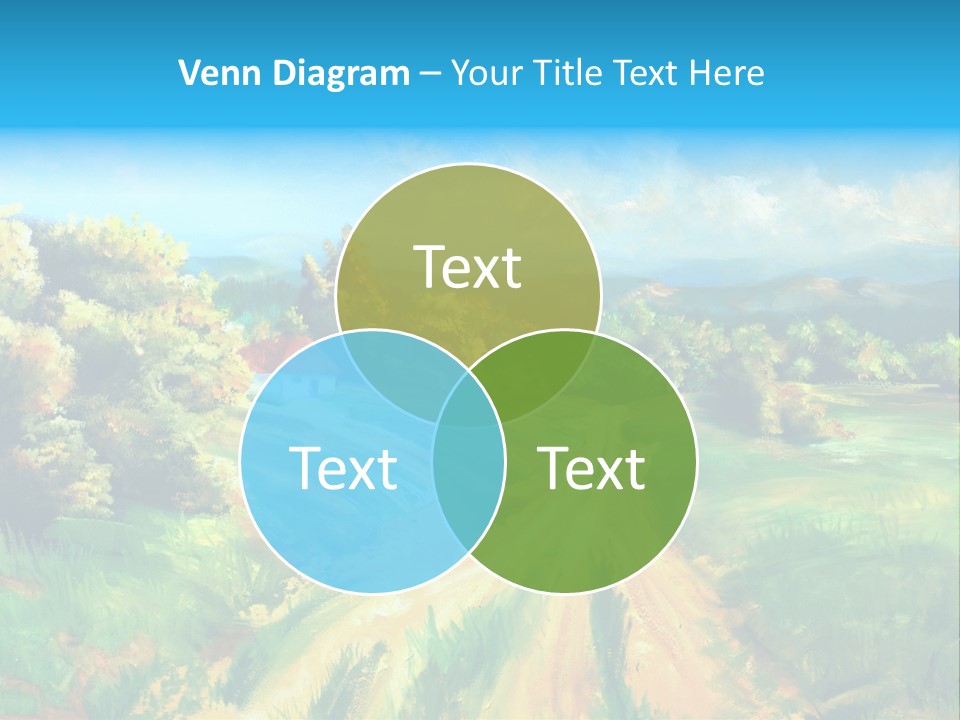 Village Season Painter PowerPoint Template