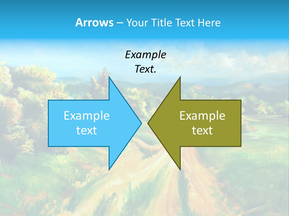 Village Season Painter PowerPoint Template