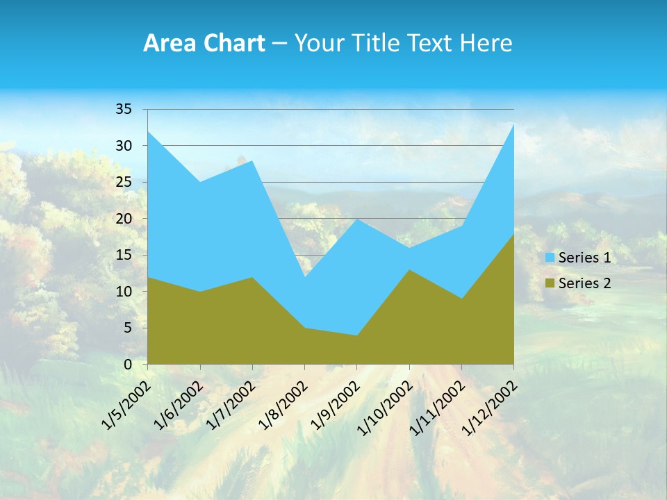 Village Season Painter PowerPoint Template