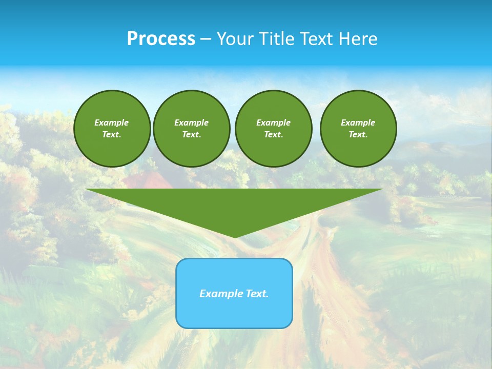 Village Season Painter PowerPoint Template