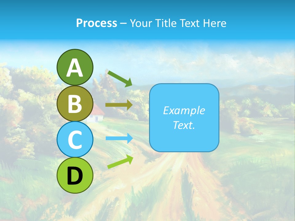 Village Season Painter PowerPoint Template