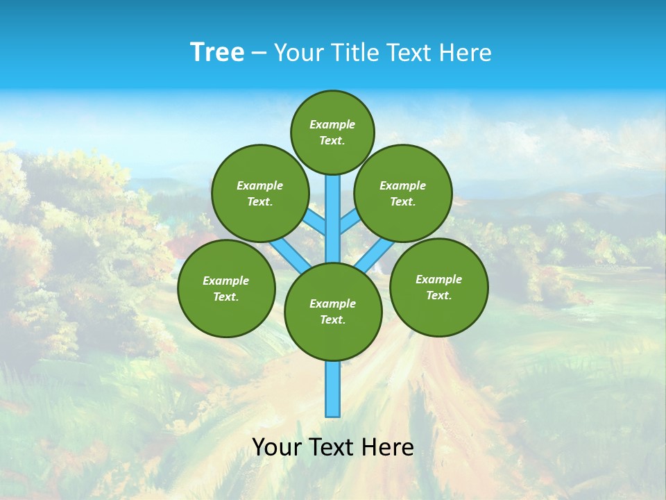 Village Season Painter PowerPoint Template