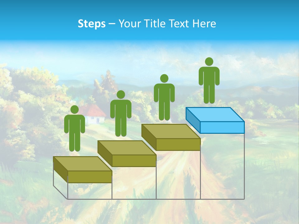 Village Season Painter PowerPoint Template