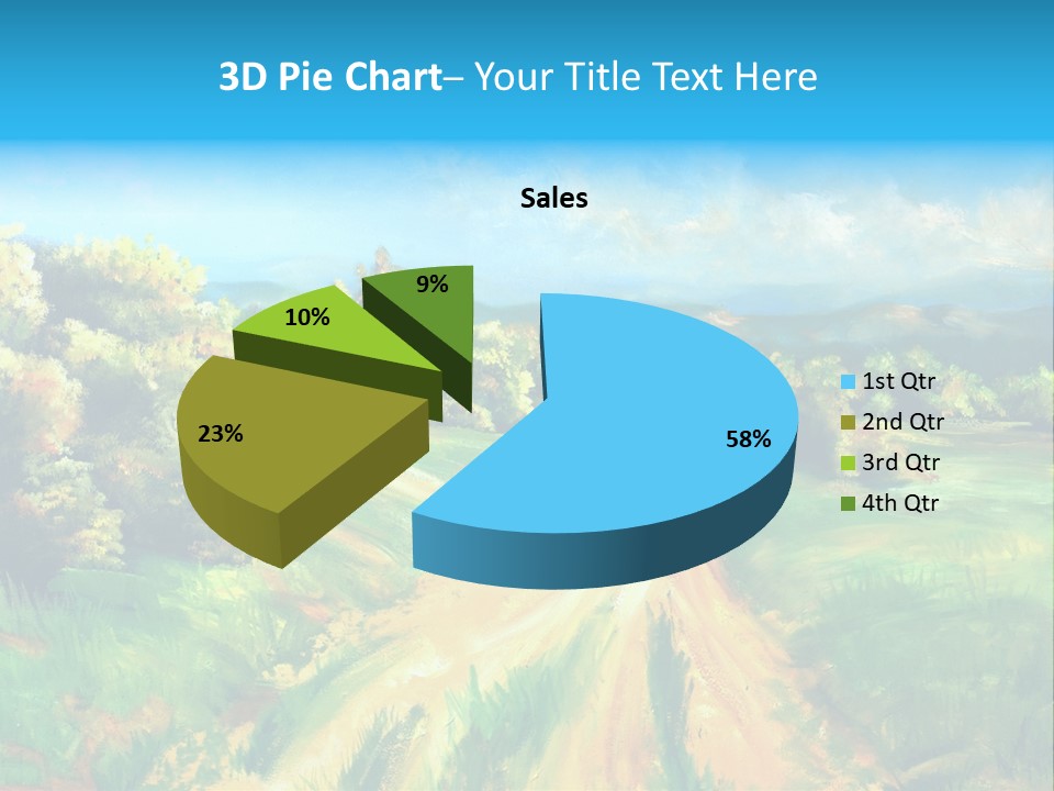Village Season Painter PowerPoint Template