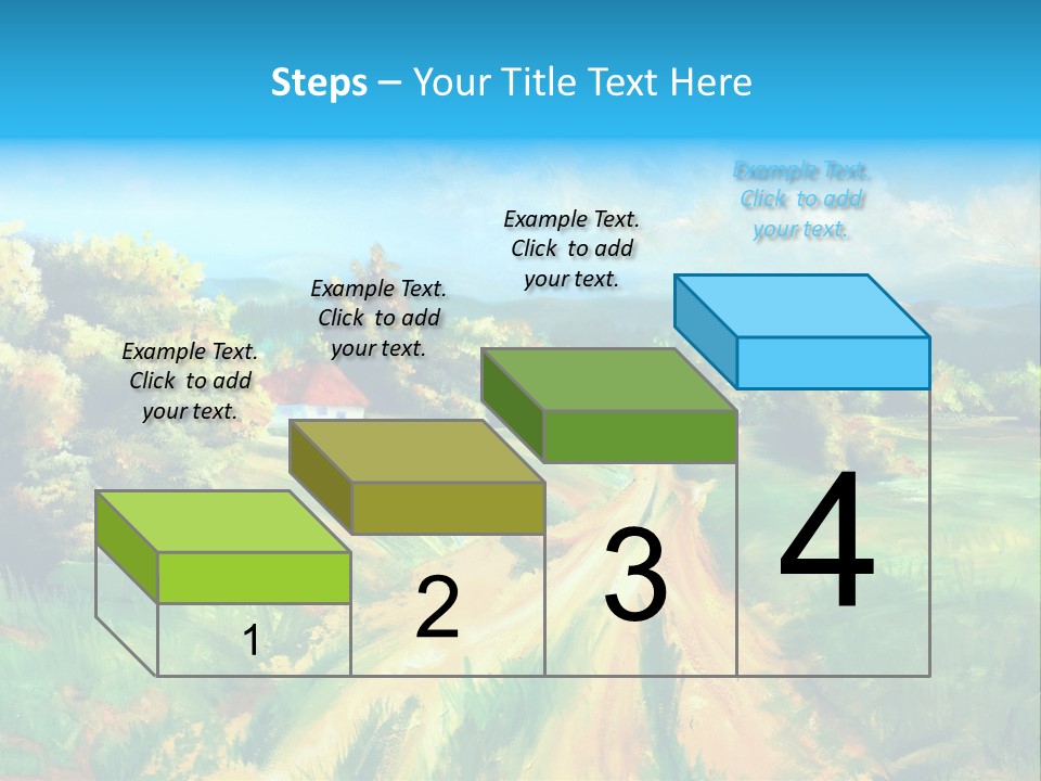 Village Season Painter PowerPoint Template