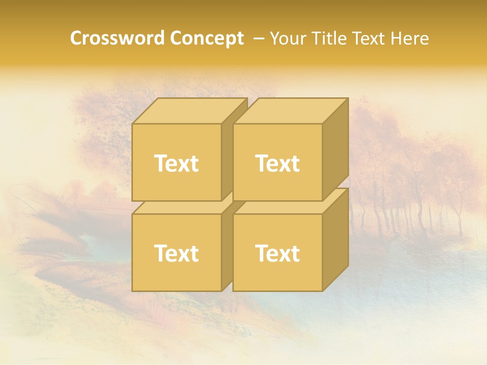 Forest Drawing Landscapes PowerPoint Template