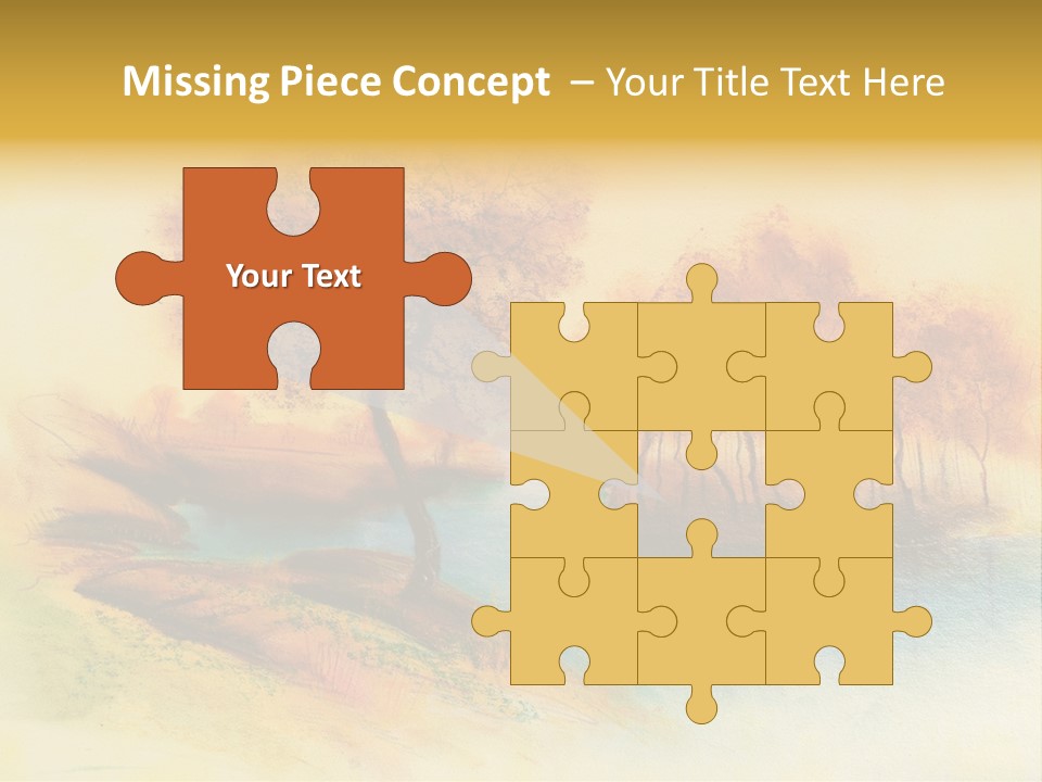 Forest Drawing Landscapes PowerPoint Template