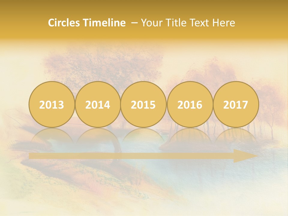 Forest Drawing Landscapes PowerPoint Template