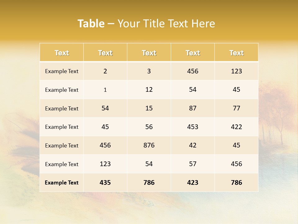 Forest Drawing Landscapes PowerPoint Template